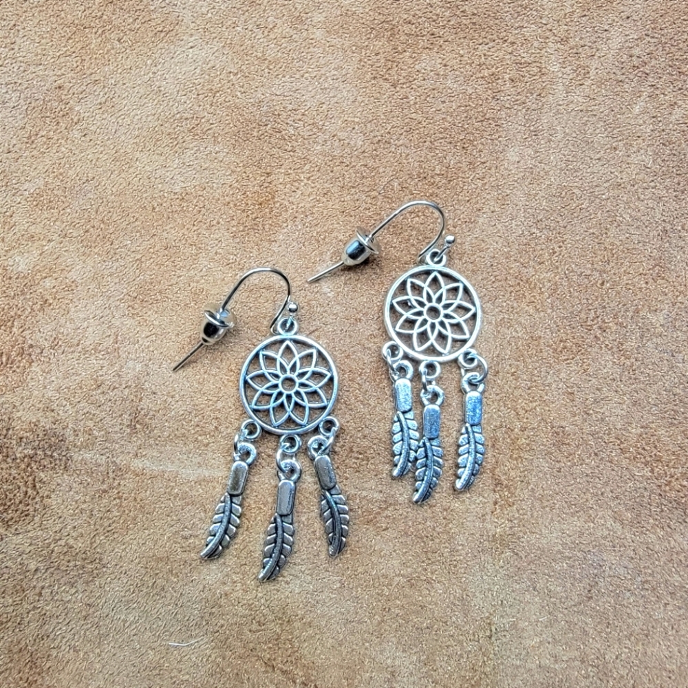Beautiful Dream Catcher Earrings - Picture 4 of 4